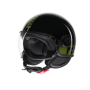CASCO JET MOMO FGTR CLASSIC E2206 STRIPES BLACK/YELLOW